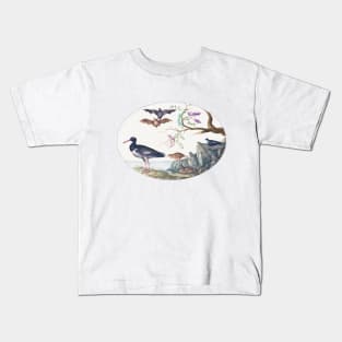 Bats, Quail, and Oystercatcher by the Water (1575–1580) Kids T-Shirt